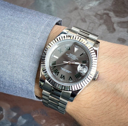 DateJust Wimbledon Gris Romano - SeikoMod