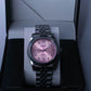 DateJust - Reloj árabe rosa con efecto sol - SeikoMod
