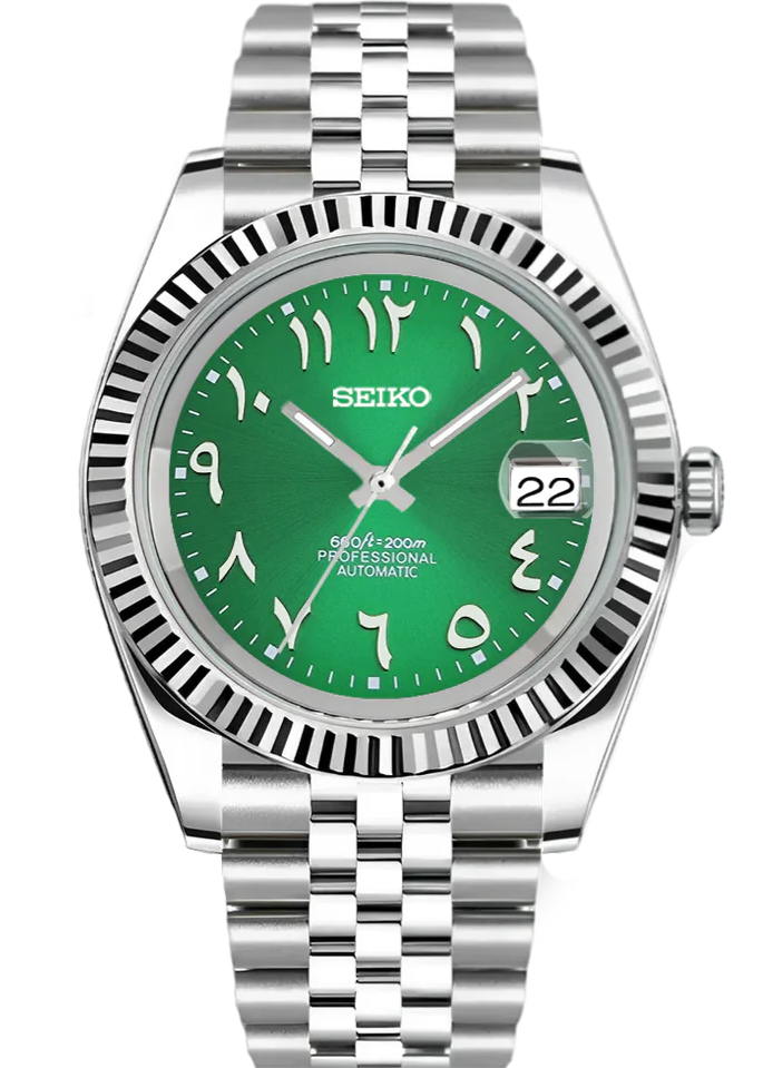 DateJust Verde Árabe - SeikoMod