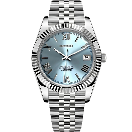 DateJust Roman luz azul - SeikoMod
