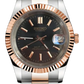 Datejust bicolor en oro negro - SeikoMod