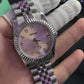 Seiko Mod DateJust Femme – Cadran Rose Effet Sunburst