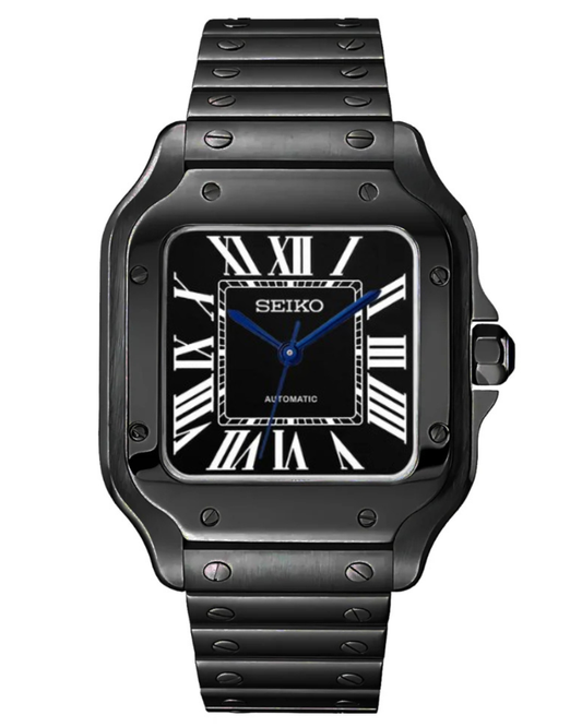 SeikoMod Santos “Noir Intense”