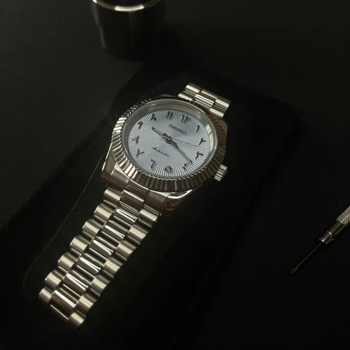 Seiko Datejust Arabic Dial Light Blue SunBurst